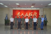 校领导率队到武警广西总队柳州支队和柳州市鱼峰区人民武装部开展“八一”拥军慰问活动