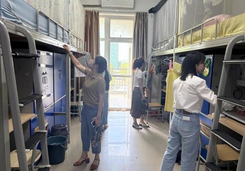 排查隐患守平安，凝心护航启新程——财经与物流管理学院开展开学前宿舍安全专项检查