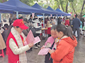 财经与物流管理学院走进社区开展“垃圾分类宣传”党员志愿服务活动