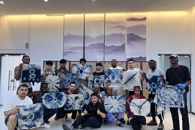 靛蓝扎染悟匠心，茶韵太极展风华——外国留学生沉浸式体验中华文化