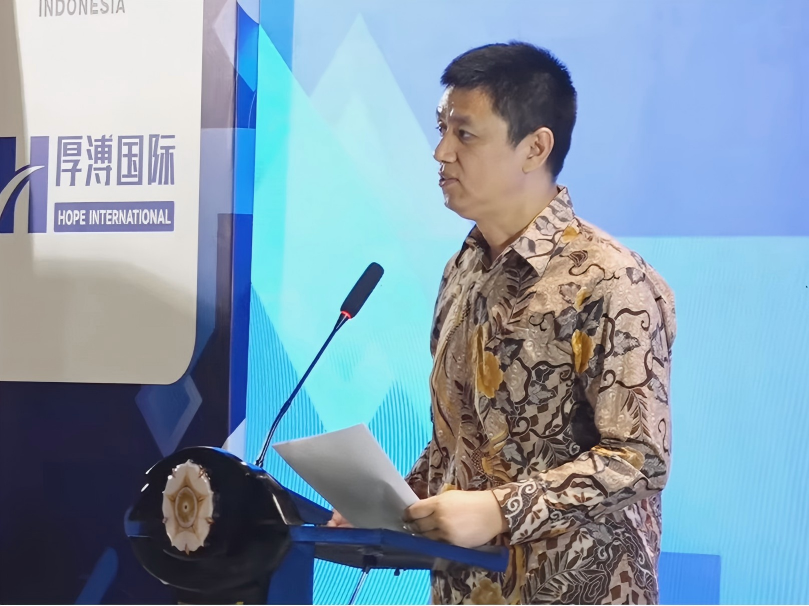 中国驻印度尼西亚大使馆教育参赞陈武发言