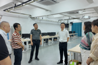 校党委书记刘子林率队看望慰问“中印尼人工智能通识课项目”参训教师