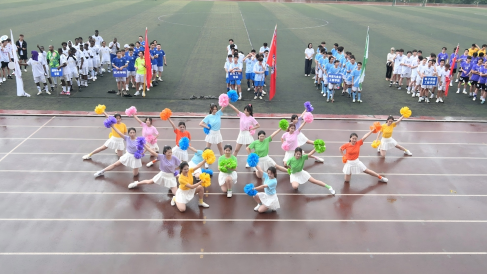 Cheerleading performance Rhythm of Youth