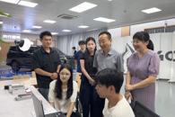 校党委书记刘子林、校长甘金明暑期看望慰问东风柳汽订单班在校实践学生