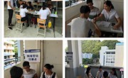 贸旅学院创新迎新助力新生报到百米冲刺