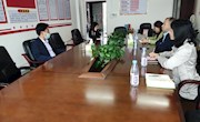 贸易与旅游管理学院赴市商务局洽谈跨境电商校企合作事宜