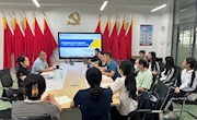 党委宣传部部长到贸易与旅游管理学院与师生代表进行座谈交流