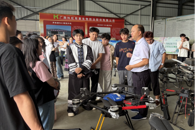 我校各民族学子到广西科虹有害生物防治股份有限公司开展无人机研学活动