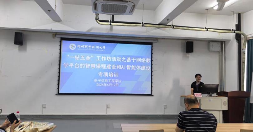 电子信息工程学院开展“一钻五金”智慧课程与AI智能体建设专项培训