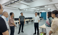 校党委书记刘子林率队看望慰问“中印尼人工智能通识课项目”参训教师