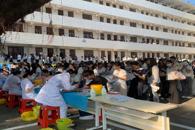 我校2026级新生入学体检工作圆满完成