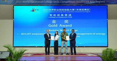 Good News: Team of LZPU Won 1 Gold and 4 Bronze Medals in 2025 World Vocational College Skills Competition (Southeast Asia Region)