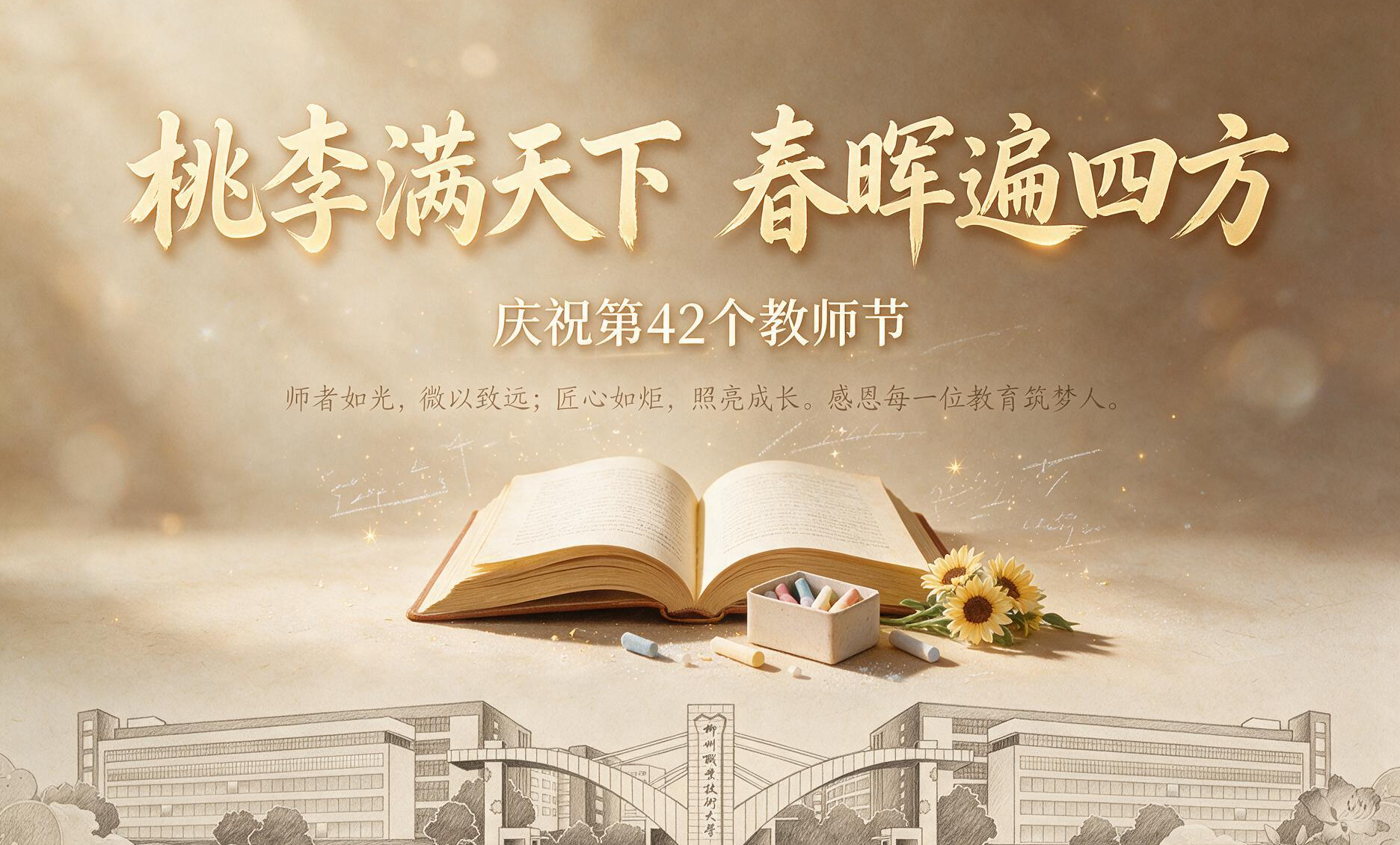 高举中国特色社会主义伟大旗帜，以习近平新时代中国特色社会主义思想为指导，为建设特色鲜明、有重大影响力的高水平职业技术大学而团结奋斗！