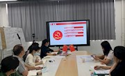 学校党委组织部到贸易与旅游管理学院指导样板党支部创建工作