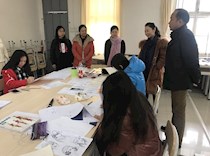 艺术设计学院领导慰问假期备战区级技能竞赛的师生