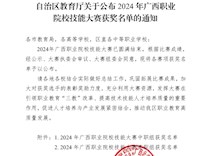 喜报：我校学子在广西职业院校技能大赛高职组《艺术专业技能（声乐表演）》赛项中荣获一等奖