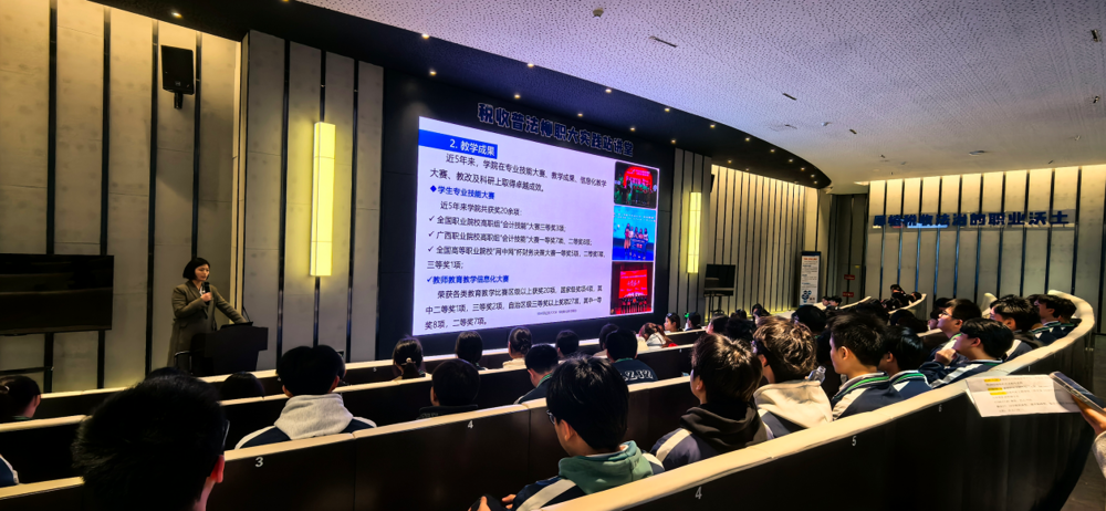 参加财经与物流管理学院专业特色介绍讲座